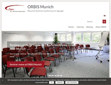 Tablet Screenshot of orbis-muenchen.de